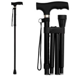 Folding Walking Stick with Adjustable Height