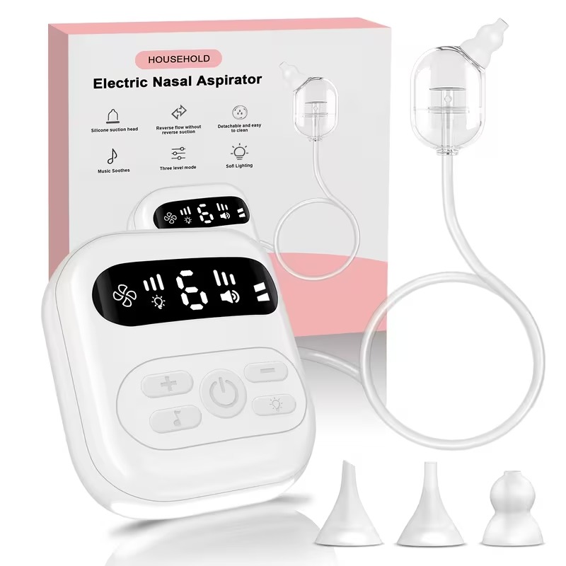 Electric Nasal Aspirator with 3-Speed Suction